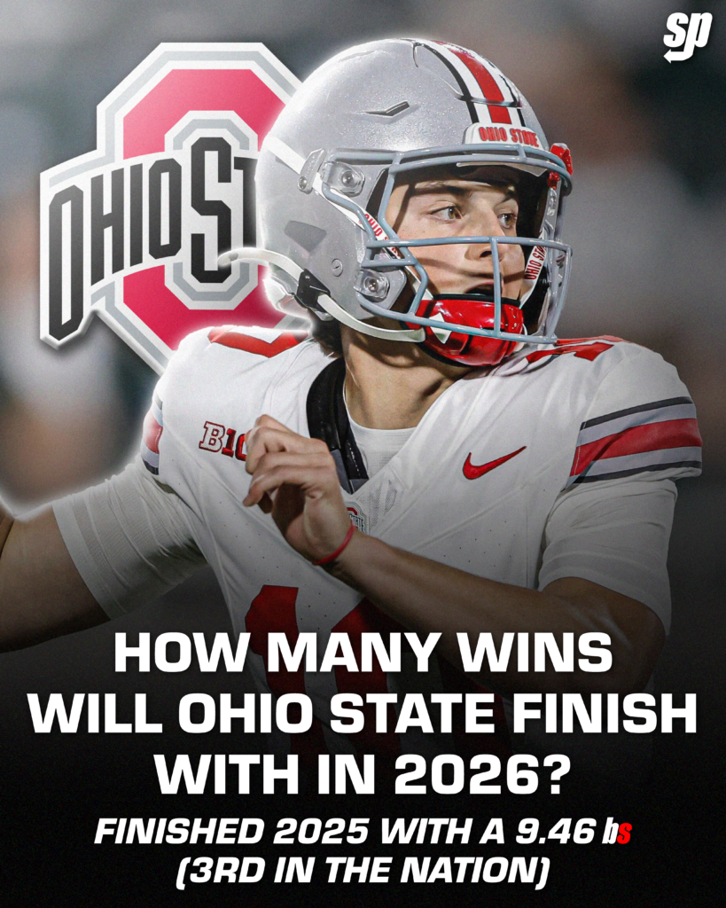 Julian Sayin plays Quarterback for the Ohio State Buckeyes.