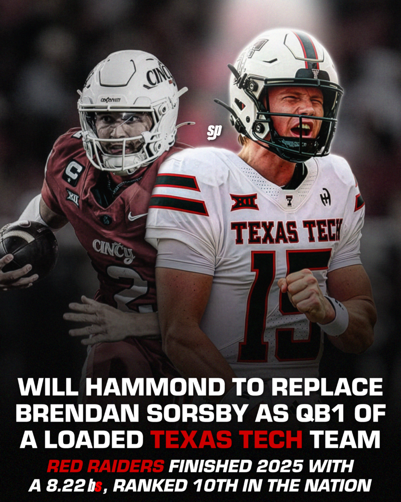 Will Hammond is the expected starting quarterback for the Texas Tech Red Raiders.