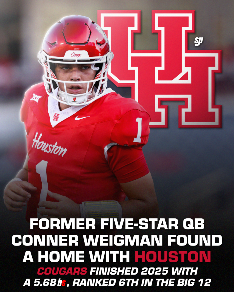 Conner Weigman is returning for his second season with the Houston Cougars.