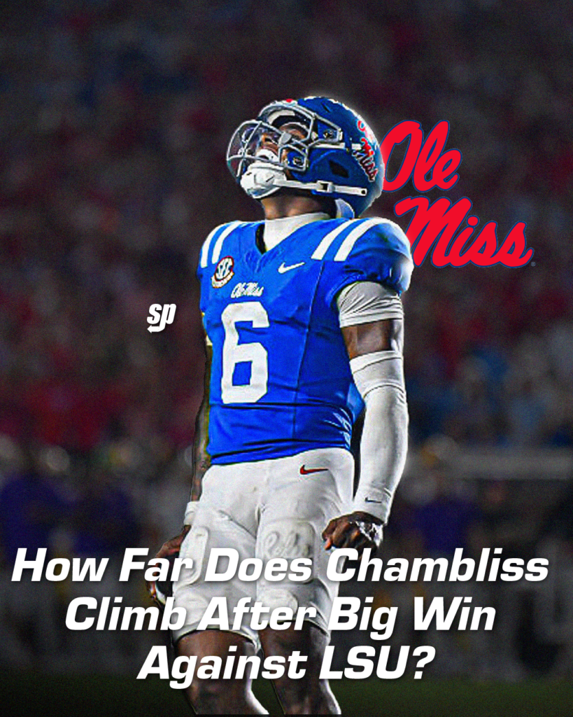 Trinidad Chambliss made a statement in Ole Miss' win over LSU.
