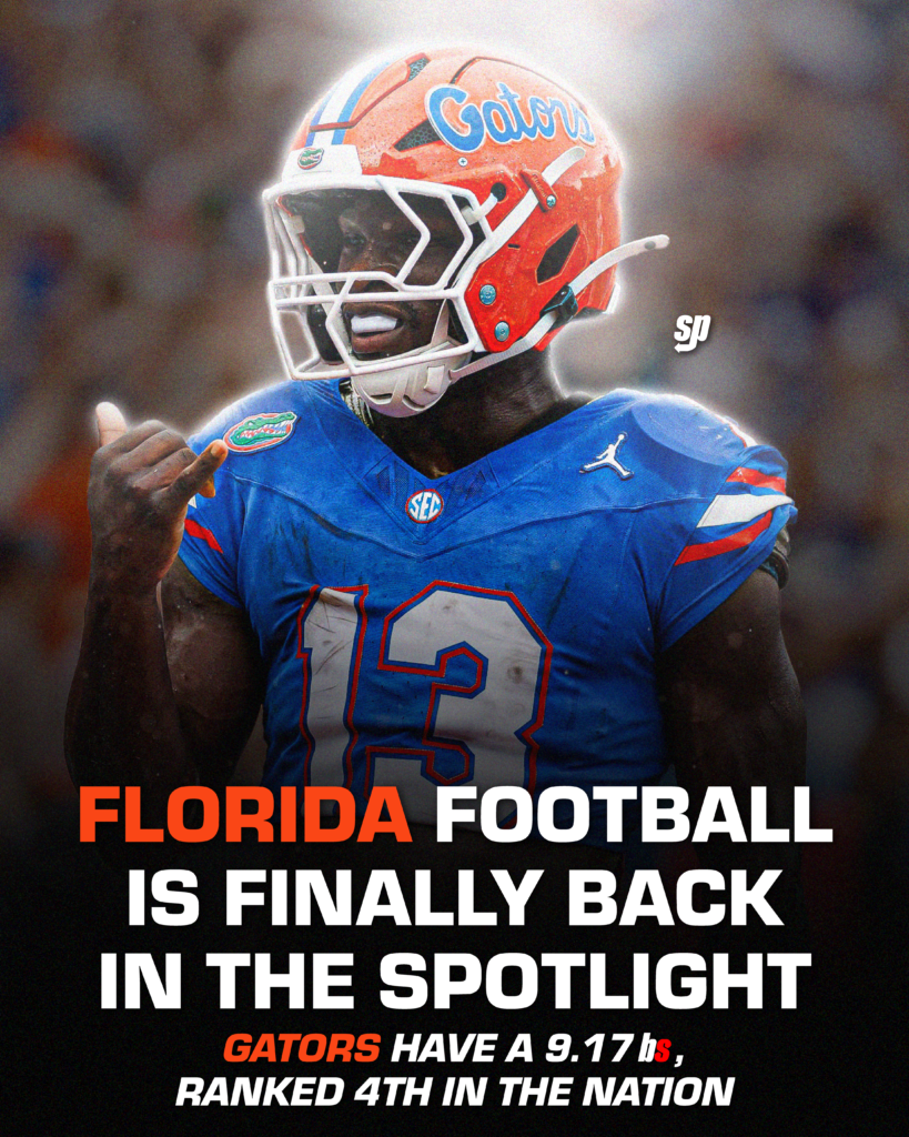 Jadan Baugh rushed for 142 yards in Florida's win over Ole Miss.