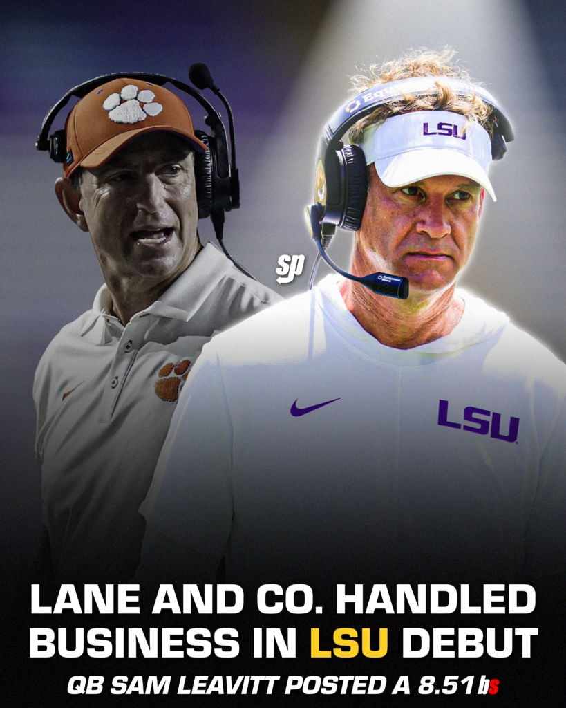 LSU topped Clemson at home 51-10.